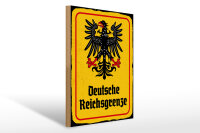 Holzschild - Adler D. Reichsgrenze