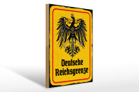 Holzschild - Adler D. Reichsgrenze