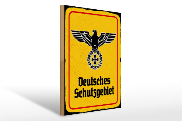 Holzschild - Adler D Schutzgebiet