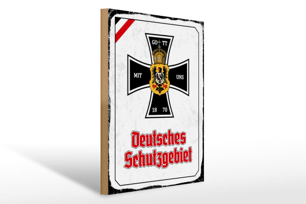 Holzschild - EK D Schutzgebiet