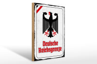 Holzschild - Adler D. Reichsgrenze