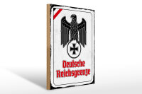 Holzschild - Adler D. Reichsgrenze