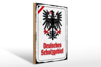 Holzschild - Adler D Schutzgebiet