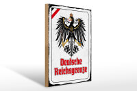 Holzschild - Adler D. Reichsgrenze