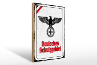 Holzschild - Adler D Schutzgebiet