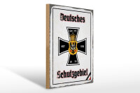 Holzschild - EK Schutzgebiet