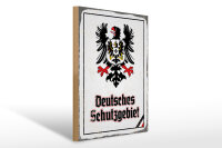 Holzschild - Adler D Schutzgebiet