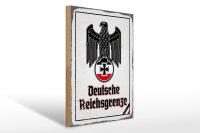 Holzschild - Adler D. Reichsgrenze