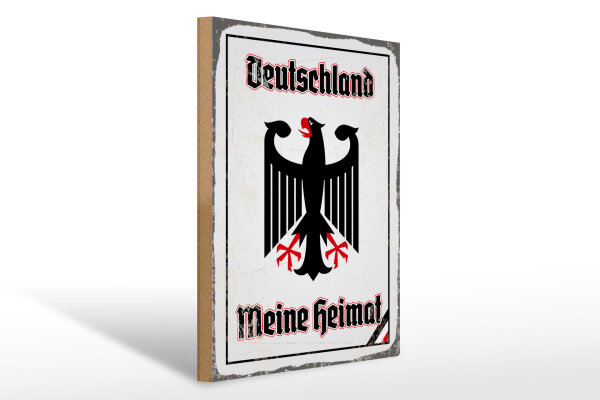 Holzschild - Adler Mein Heimat