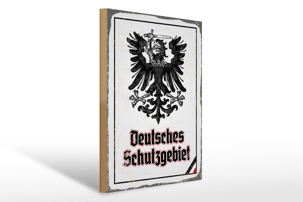 Holzschild - Adler D Schutzgebiet
