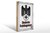 Holzschild - Adler D. Reichsgrenze
