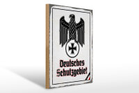 Holzschild - Adler D Schutzgebiet