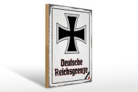 Holzschild - EK D. Reichsgrenze