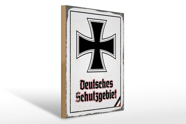 Holzschild - EK D Schutzgebiet