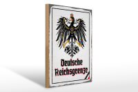 Holzschild - Adler D. Reichsgrenze