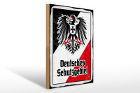 Holzschild - Adler D Schutzgebiet