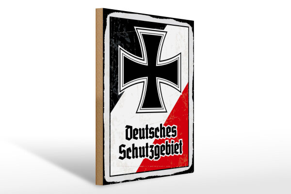 Holzschild - EK D Schutzgebiet