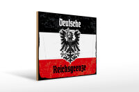 Holzschild - Adler D. Reichsgrenze