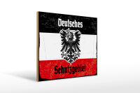 Holzschild - Adler D Schutzgebiet