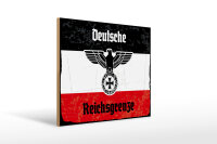 Holzschild - Adler D. Reichsgrenze