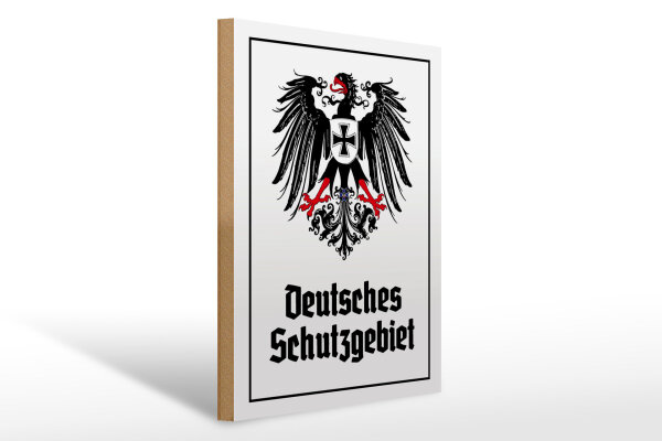 Holzschild - Adler D Schutzgebiet
