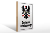 Holzschild - Adler D. Reichsgrenze