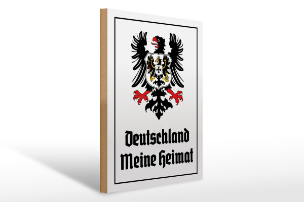 Holzschild - Adler Heimat