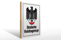 Holzschild - Adler D. Reichsgrenze