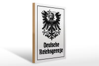 Holzschild - Adler D. Reichsgrenze