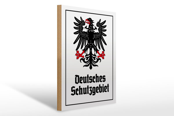 Holzschild - Adler D Schutzgebiet