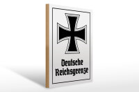 Holzschild - EK D. Reichsgrenze