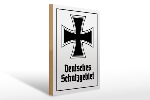Holzschild - EK D Schutzgebiet
