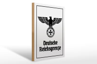 Holzschild - Adler D. Reichsgrenze