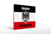 Holzschild - Adler D. Reichsgrenze