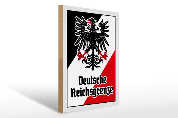 Holzschild - Adler D. Reichsgrenze