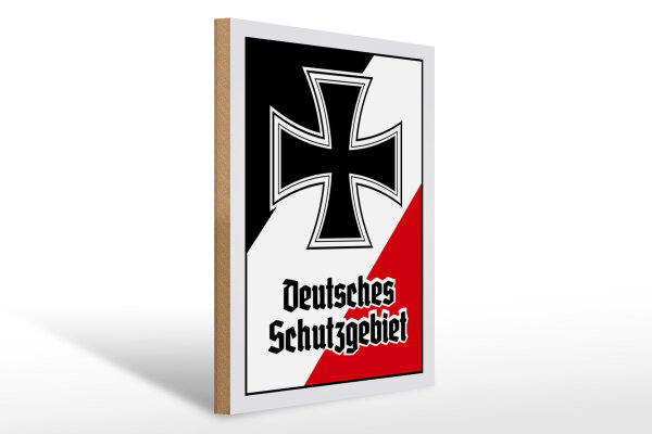 Holzschild - EK D Schutzgebiet