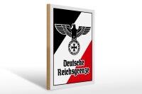 Holzschild - Adler D. Reichsgrenze