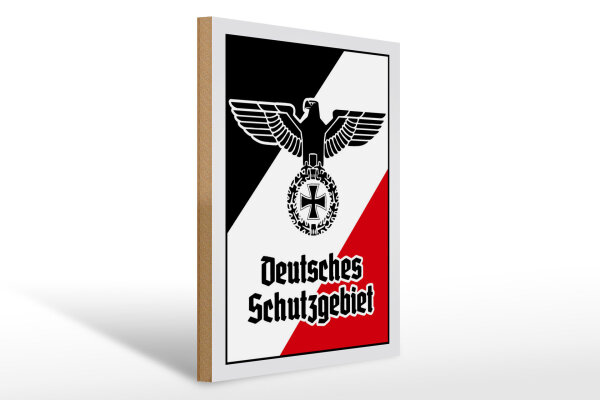 Holzschild - Adler D Schutzgebiet