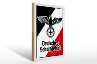 Holzschild - Adler D Schutzgebiet