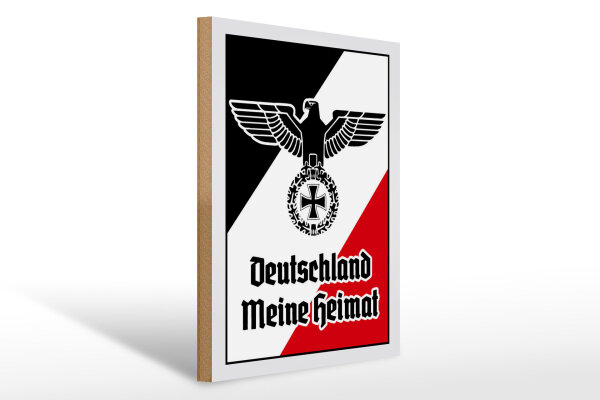 Holzschild - Adler Heimat
