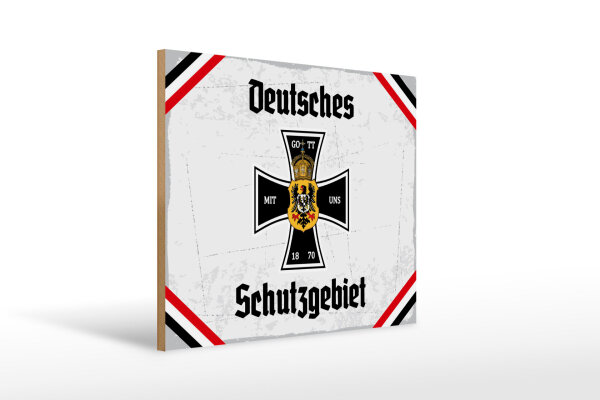 Holzschild - EK D Schutzgebiet