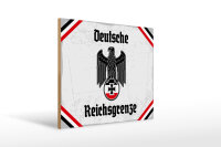Holzschild - Adler D. Reichsgrenze