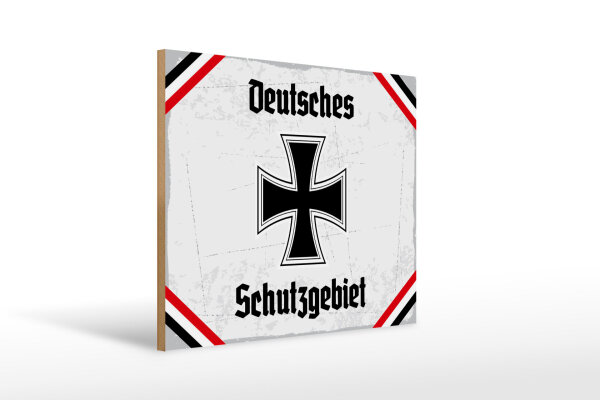 Holzschild - EKD Schutzgebiet