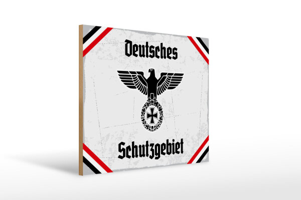 Holzschild - Adler D Schutzgebiet
