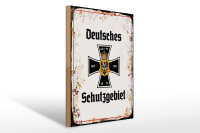 Holzschild - EKD Schutzgebiet