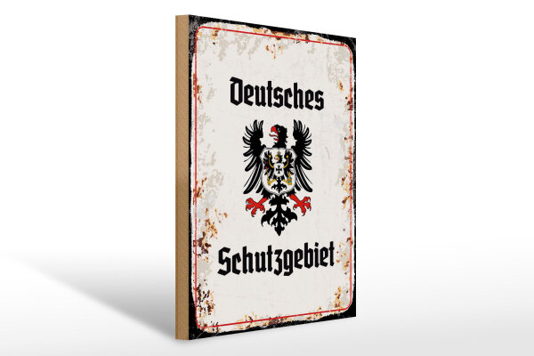 Holzschild - Adler D Schutzgebiet