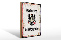 Holzschild - Adler D Schutzgebiet