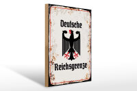 Holzschild - Adler D. Reichsgrenze