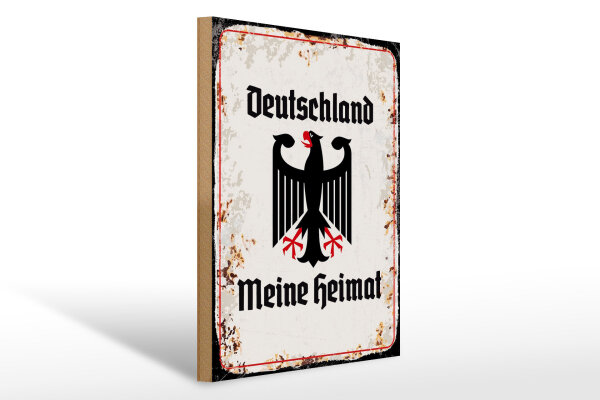 Holzschild - Adler Heimat