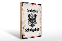 Holzschild - Adler D Schutzgebiet